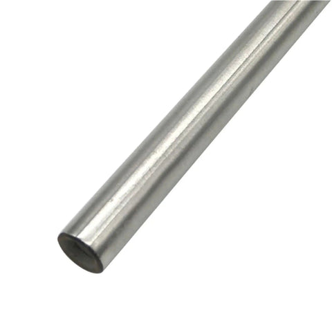 Close-up of a 12X120mm cylindrical 316 stainless steel heating element from the 10 Pack Heavy Duty Heating Elements 350 To 580 Watts 110 Volt.