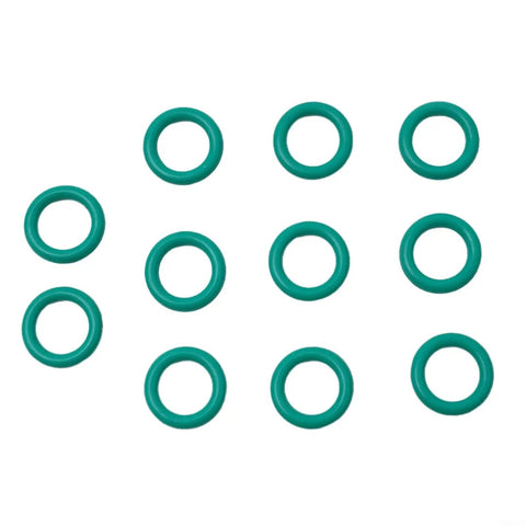 Top Notch 31 Pack TIG Torch Consumables Kit For WP17 WP18 WP26 Stubby Gas Lens With Ceramic Cup Collet And Nozzles That Get The Job Done Right - 10 green O-rings.