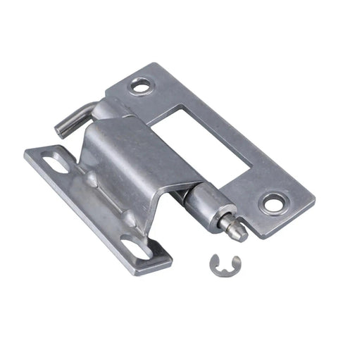 Distribution Cabinet Door Hinge And Control Box Hardware Kit for Instrument Panels visible in metal finish