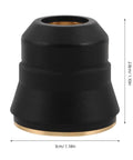 Heavy Duty Black Plastic Protect Cover For Plasma Cutter S45 High Temp Shield Cup and Tig Welding Accessories, 3cm size.