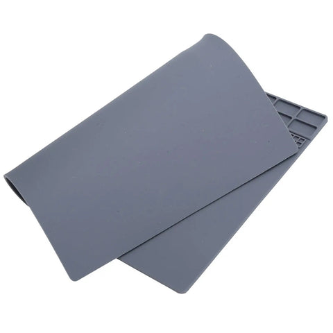Pro Grade Watch Repair Pad Non Slip Rubber Mat For Watchmaking And Horology Tools Durable Grippy Bench Mat For Watch Maintenance Gray Color 