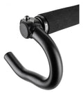 Drop End Handlebar Ends for Flat Bars, Rugged 6061 Aluminum Construction With Bead Blast Finish, 22.2mm Compatible, Lightweight 250g Pair