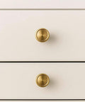 Champagne Bronze Cabinet Knobs Set Of 10 For Kitchen And Furniture, One And A Quarter Inch Single Hole Zinc Alloy Knobs