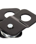Heavy Duty High Strength Steel 8000 Lb Snatch Block Pulley For 4X4 Off Road Winch Setup with black powder-coated finish.