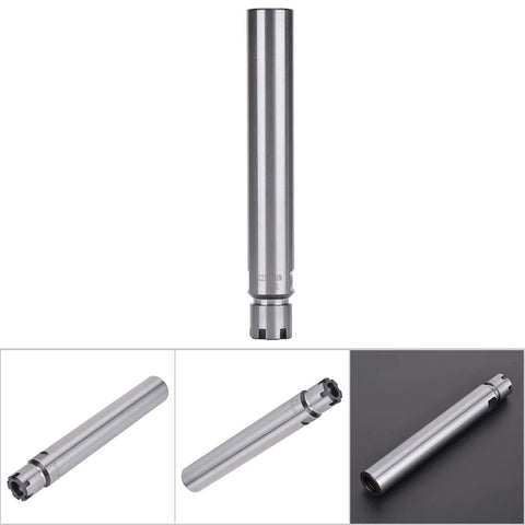 Collet Chuck Holder ER16M 150L Straight Shank for CNC, chrome molybdenum steel, heavy-duty tooling extension