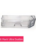 Compatible With Roborock S8 MaxV Ultra Dustbin Replacement, clear dust box for capturing debris, designed for easy cleaning.