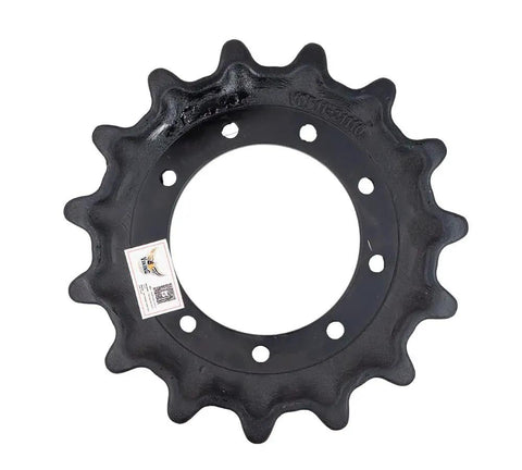 Top Shelf 2 Pack 15 Tooth Drive Sprocket For Kubota SVL75 SVL75 2 SVL75C Skid Steer Loader Heavy Duty Steel direct replacement sprocket view.