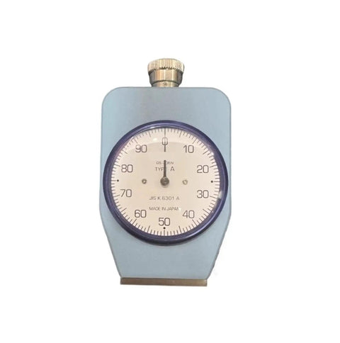 Heavy Duty Digital Hardness Tester For Metals And Plastics Rock Solid Readings Built To Go The Distance showing gauge dial for precise measurements.
