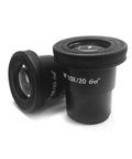 Foldable Eye Shields For Stereo Microscope Eyepieces 33 To 35mm Outer Diameter Fits SW SM ZM Series Eye Guards, black