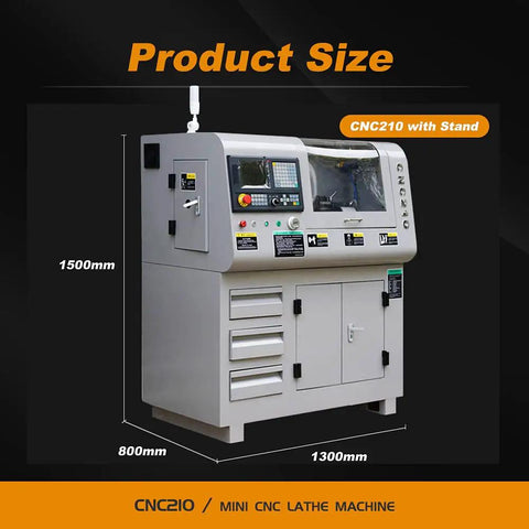 Mini Cnc Lathe Machine With Protective Cabinet And 3 Jaw Chuck For DIY Metal Milling And Hands On Maker Labs Featuring Smooth Brushless Drive And Precise Threading Workflows For Your Badass Home Shop