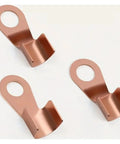 Heavy Duty Magnetic Welding Ground Clamp With Safety Current Feature Secure Clip For Fast Setup And Reliable Power Flow No More Loose Wires Or Slipping Jobs, close-up of copper clips.