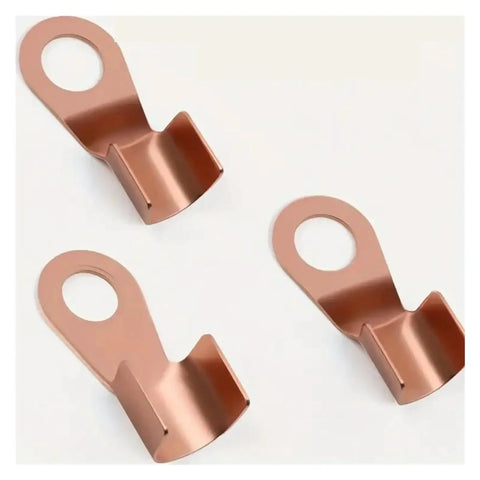 Heavy Duty Magnetic Welding Ground Clamp With Safety Current Feature Secure Clip For Fast Setup And Reliable Power Flow No More Loose Wires Or Slipping Jobs, close-up of copper clips.