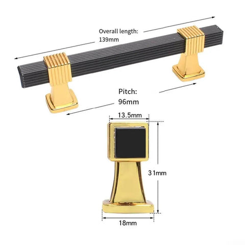 Sturdy Zinc Alloy Cabinet Handles For Drawers Wardrobes And Doors Easy Install Furniture Pulls With Screws Built To Last For Modern Cabinets And Closets, 139mm length, 96mm pitch