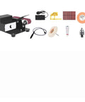 Heavy Duty Pneumatic Mini Belt Sander And Air Powered Belt Grinder For Deburring Collision Repair Lightweight Handheld Finisher with accessories.