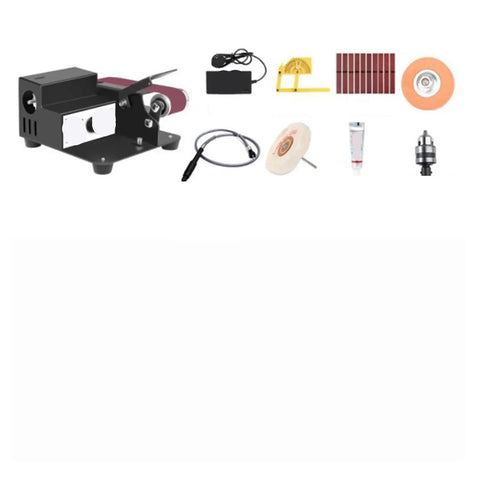 Heavy Duty Pneumatic Mini Belt Sander And Air Powered Belt Grinder For Deburring Collision Repair Lightweight Handheld Finisher with accessories.