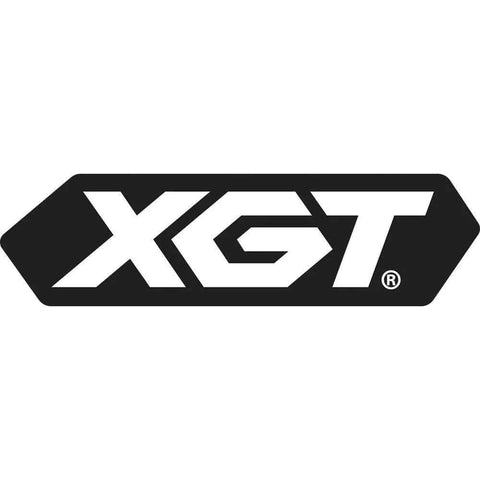 XGT logo in black and white, represents the 40V Max Xgt Compact Brushless Cordless 1/2 Drive Impact Wrench.