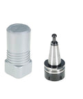 ISO30 CNC Tool Holder With ER32-45L Balance Collet Chuck G2.5 30000RPM Stainless Steel Pull Stud Milling Lathe Tool For CNC Engraving And Milling Machines Built Tough, shown next to its protective case.