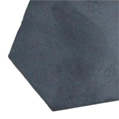 Close-up view of Boron Nitride Ceramic Sheet 50x3mm Hexagonal Plate For Electronics, High Temperature Resistant Insulator, 1 Piece