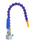 Kickstart Your Shop With This Hella Durable Coolant Hose Featuring A Slick Adjustable Air Nozzle And Rock Solid Magnetic Connector For Precision Machine Tool Cooling Tasks That Hit The Sweet Spot Every Time, purple flexible coolant hose with adjustable nozzle.