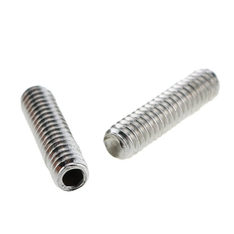 Cone Point Screw Set 10 Pack 1/4-20 By 1 Inch 304 Stainless Steel Allen Head Hex Socket End Grub Headless Bolts With Hex Drive Wrench For Durable Corrosion Resistant Fastening In Humid Environments