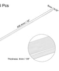 Six Pack Square Aluminum Flat Bar Workhorse One Eighth Inch Thick Five Sixteenth Inch Wide Sixteen Inch Long 6061 Aluminum Alloy Flat Stock