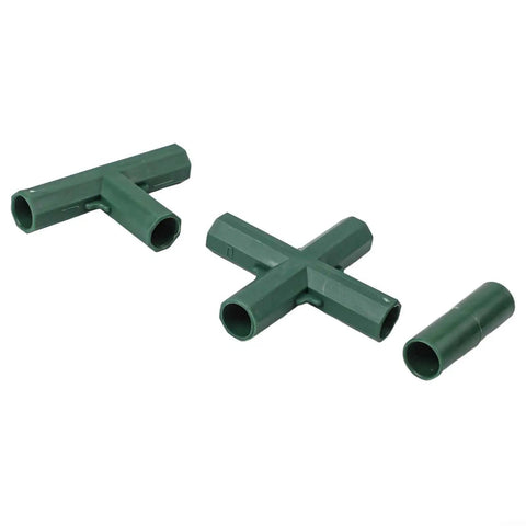 16 mm Greenhouse Frame Connectors Kit 36 Piece Plastic Garden Structure Set With 3 Way 4 Way And 5 Way Joints For Cold Frames Plant Shelters And DIY Outdoor Projects No Fuss Setup And Easy Snap Assembly