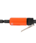 Badass Compact Pneumatic Air Die Grinder With Straight Grip And Ultra Low Vibration For Smooth Polishing Deburring And Sanding Jobs lightweight orange alloy body
