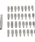 Stunning 32 in 1 Hollow Star And Hex Bit Set For Pros T9 To T40 Torx Plus Security Bits Great For Bike Repair Electronics And Custom Builds. 32-piece chrome steel bit set with case