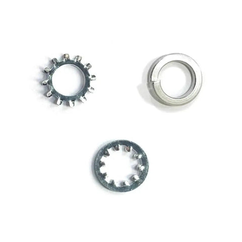 External And Internal Split Lock Washers Kit 720-Piece Assortment featuring external and internal tooth lock washers on white background