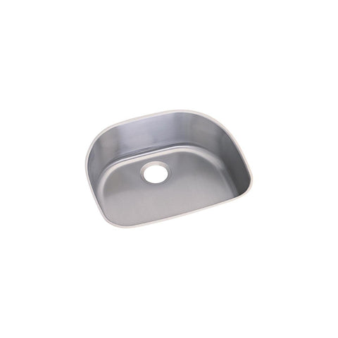 Dayton DXUH2118 Single Bowl Undermount Stainless Steel Kitchen Sink For 27 Inch Cabinets, Seamless look, top view
