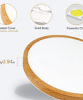 12 Inch LED Flush Mount Ceiling Light Fixture Slim Low Profile Round Lamp Matte ABS 5000K Daylight White 24W 3200 Lumens Modern Minimalist