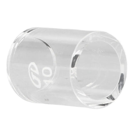 Ultimate Welding Glass Cup Set Fits WP 20 25 17 18 26 Tig Models Includes 5 Cups And 10 O Rings Plus Storage Box For Solid Argon Arc Welding Projects, clear borosilicate glass cup detail.