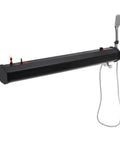 20L Portable Roof Rack Shower Kit With Long Hose For Camping Off Road And Fishing Beach Travel Self Pressurized Solar Heated Water Tank Up To 60C No Electricity Needed Black Silver.