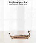 Dope Viking Dragon Ship Model Resin Sculpture For Home Decor Nautical Desk Ornament Pirate Style Boat Statue on table