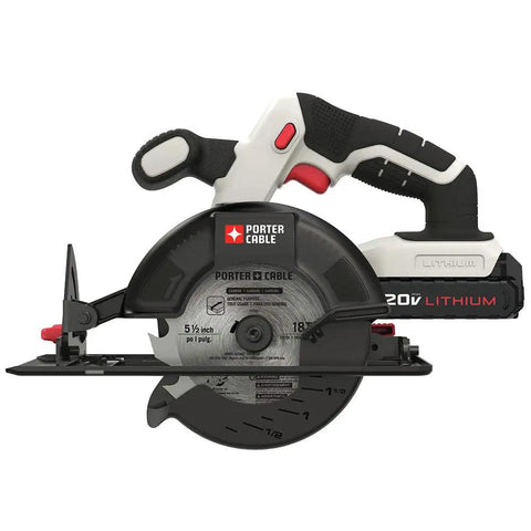 Hardcore 20 Volt Max Cordless Power Tool Combo Kit Four Piece Set With Two Rechargeable Batteries Quick Charger Circular Saw