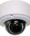 4K PoE IP Dome Security Camera With 8MP UltraHD Clarity H265 Efficiency Weatherproof Housing Built In Microphone And 2.8 To 12mm Motorized