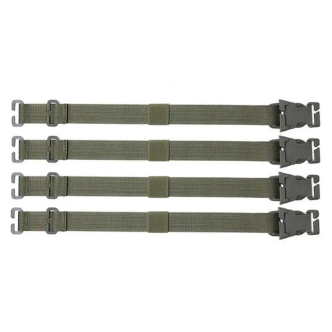Heavy Duty 1000D Nylon Backpack Straps With Quick Release Buckles Adjustable Camping Gear Tension Straps Universal Fit 4 Pack