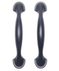 Sleek Matte Black Cabinet Pulls 30 Pack, 3 Inch Hole Centers, 4.57 Inch Length Bar Style Handles, set of two on white background