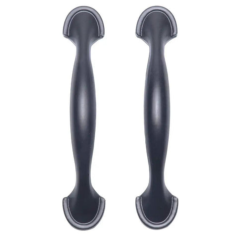 Sleek Matte Black Cabinet Pulls 30 Pack, 3 Inch Hole Centers, 4.57 Inch Length Bar Style Handles, set of two on white background