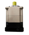 High Precision Helical Gear Planetary Reducer Gearbox 50 To 1 Ratio, front view, compatible with 80mm mount, robust design.