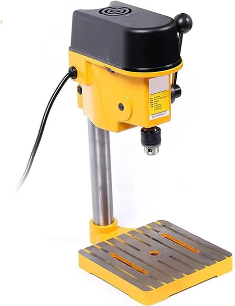 DIY Small Vertical Electric Drill With Adjustable Stroke and Speed Copper Motor