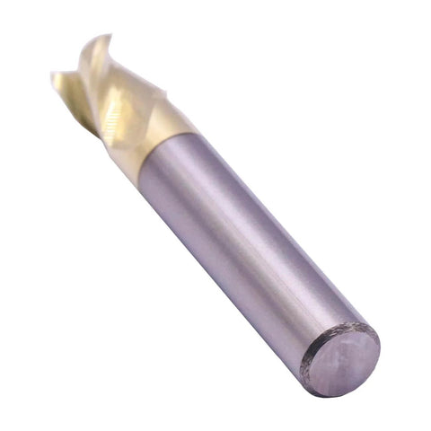 BestParts solid carbide end mill for aluminum, ZRN coated, 3-flute, square end, 5/16 in dia, 2 in overall length