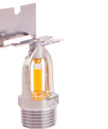 High Octane Heavy Duty Side Spray Fire Sprinkler Head Pack Of 5 Dn15 57 Degree detailed view of side spray head with yellow glass bulb.