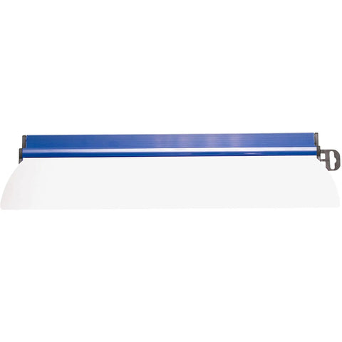 ProSkim 24 Inch Drywall Tool For Ultra Smooth Finish Lightweight Skimming Blade Set Ergonomic Non Slip Handle Perfect For Plaster And Drywall Finishing Made In USA SKIM60, featuring a 24-inch stainless blade and blue ergonomic handle.