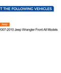 Front Wheel Hub And Bearing Assembly 513272 For 2007 To 2010 Jeep Wrangler 5 Lug With ABS Easy Bolt On Replacement compatibility