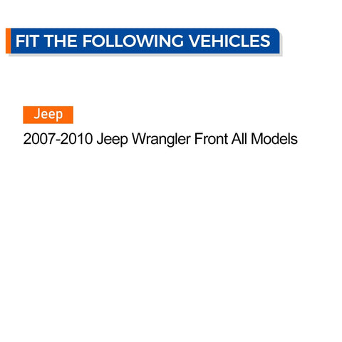 Front Wheel Hub And Bearing Assembly 513272 For 2007 To 2010 Jeep Wrangler 5 Lug With ABS Easy Bolt On Replacement compatibility