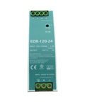 24V 5A DIN Rail Power Supply, 120W, Universal 90-264 VAC Input, Efficiency Up To 87.5%, Output Adjustable From 24 To 28V DC, front view