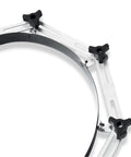 Heavy Duty Flexible Curve Template Kit With 107 And 37 Inch Steel Contour Guides For Precision Woodworking Transfers showing adjustable locking knobs and steel frame.