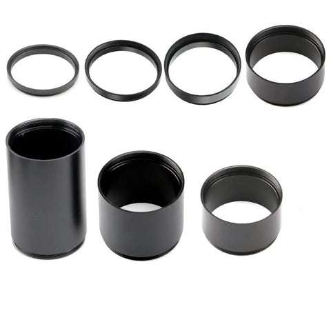 DSLR Macro And Astro Photography Extension Tube Kit T2 7 Piece Gear Set with spacers for precise focal length