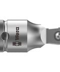 Side view of Zyklop 8794 C Wobble Extension For Half Inch Square Drive 52mm Ball Lock Extension Chrome Vanadium Steel